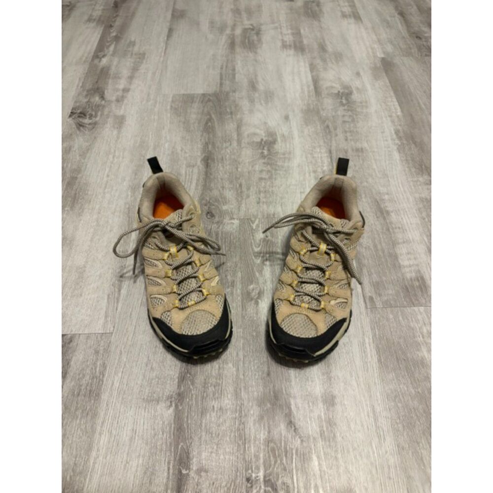 Merrell Tan Brown Hiking Outdoor Shoes Vibram MOAB Ventilator Women's 9.5M